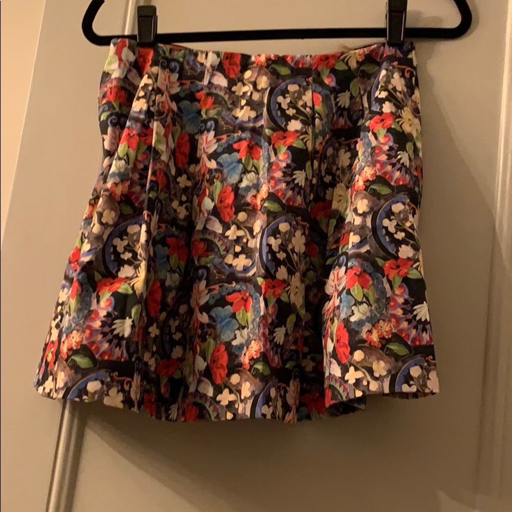 Alice and Olivia floral skirt
